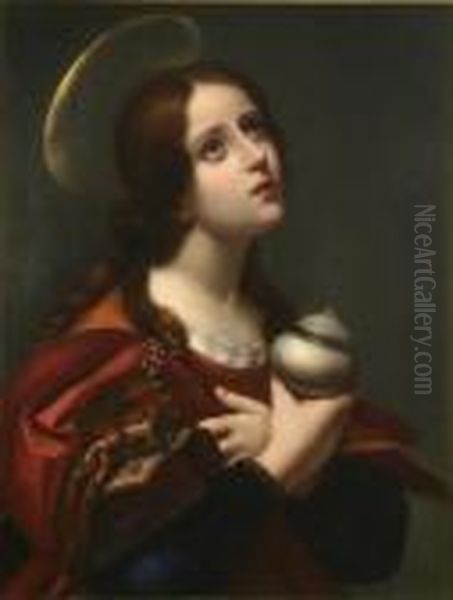 Penitent Magdalen Oil Painting by Carlo Dolci