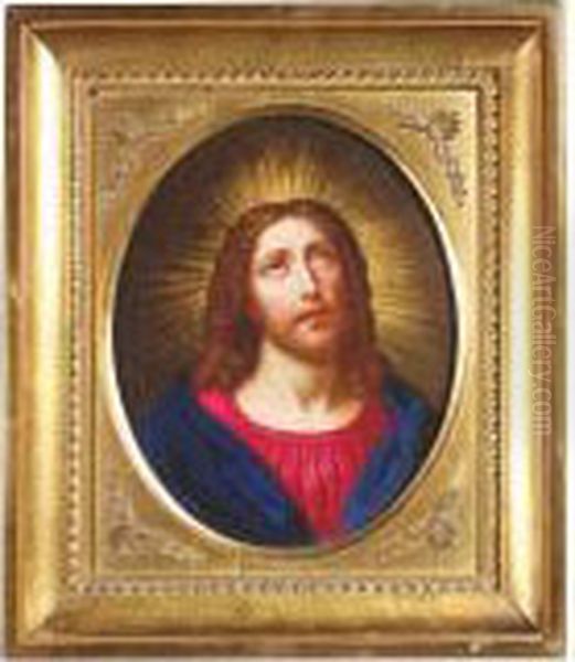 Christ In Prayer Oil Painting by Carlo Dolci