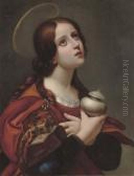 The Penitent Magdalen Oil Painting by Carlo Dolci