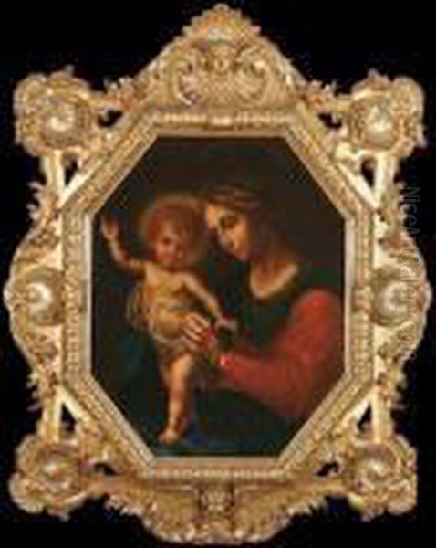 Madonna And Child Oil Painting by Carlo Dolci