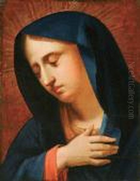 The Virgin Oil Painting by Carlo Dolci