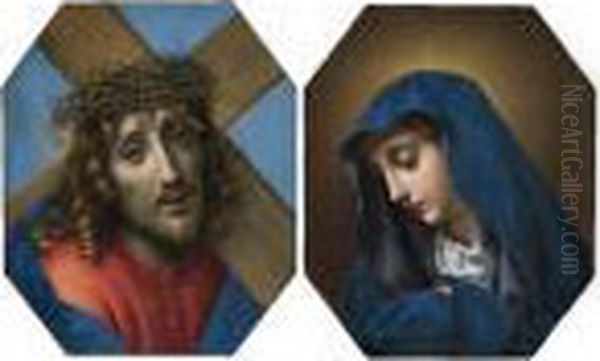 Christ Carrying The Cross Oil Painting by Carlo Dolci