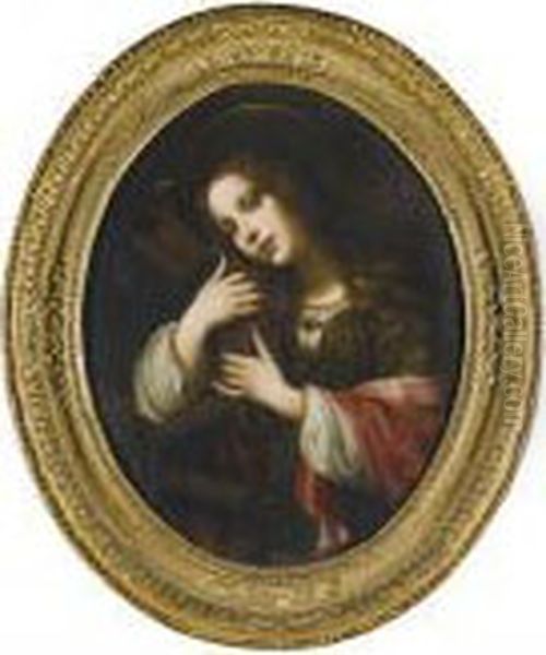 Saint Catherine Of Alexandria Oil Painting by Carlo Dolci