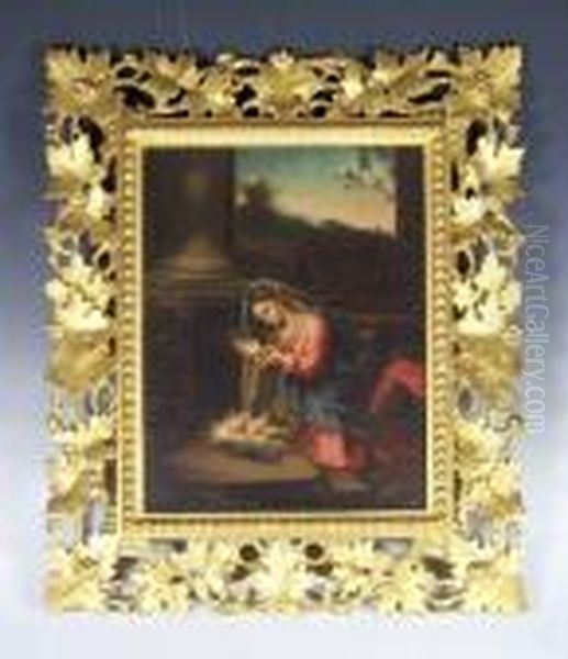 Madonna And Child Oil Painting by Carlo Dolci