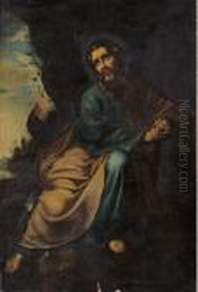 San Pietro E Il Gallo Oil Painting by Carlo Dolci