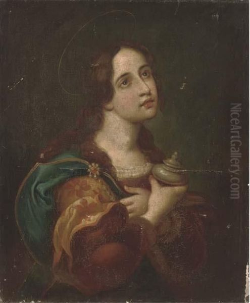 The Penitent Magdalen Oil Painting by Carlo Dolci