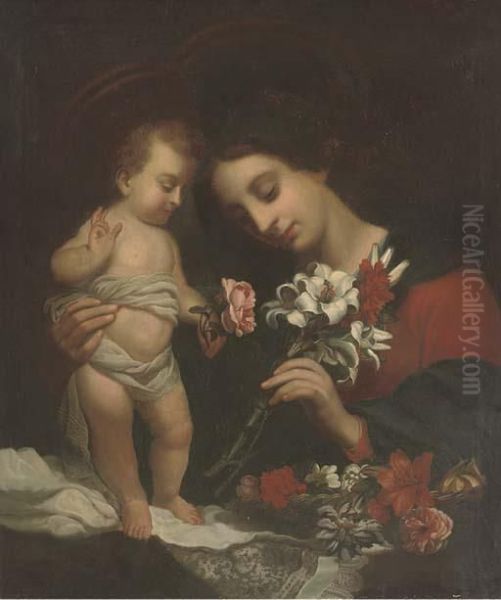 The Madonna And Child Oil Painting by Carlo Dolci