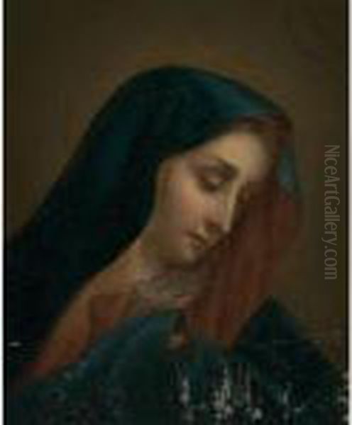 Madonna Oil Painting by Carlo Dolci