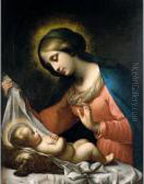 The Madonna And Child Oil Painting by Carlo Dolci