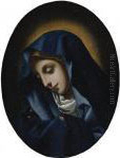 Madonna Del Pulgar Oil Painting by Carlo Dolci