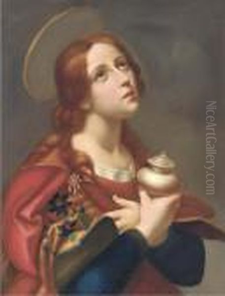 The Penitent Magdalen Oil Painting by Carlo Dolci