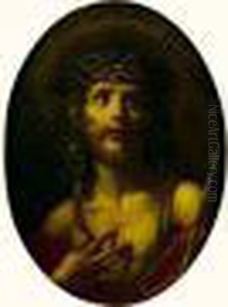 Le Christ A La Couronne D'epines Oil Painting by Carlo Dolci