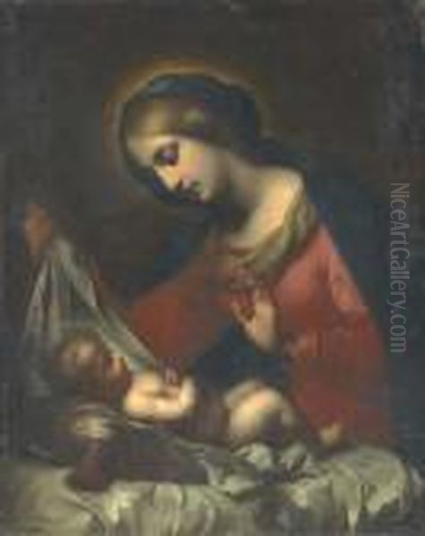 The Madonna Of The Veil Oil Painting by Carlo Dolci