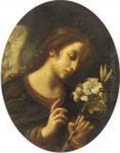 The Angel Of The Annunciation Oil Painting by Carlo Dolci