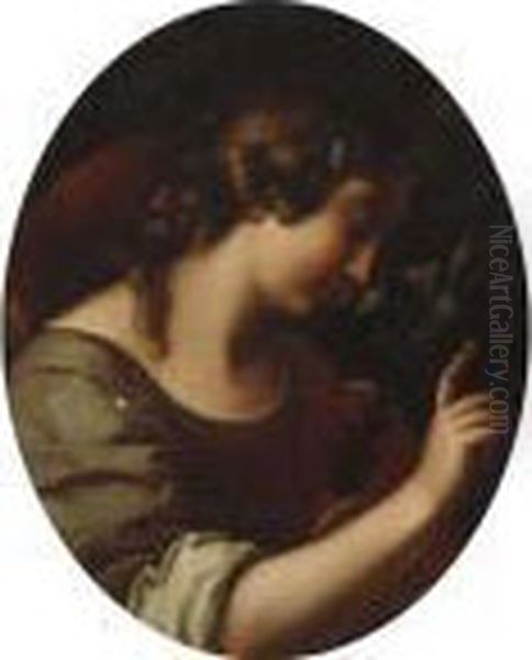 The Angel Of The Annunciation Oil Painting by Carlo Dolci