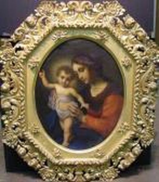 Madonna And Child Oil Painting by Carlo Dolci