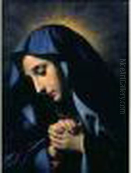 Vierge En Priere Oil Painting by Carlo Dolci