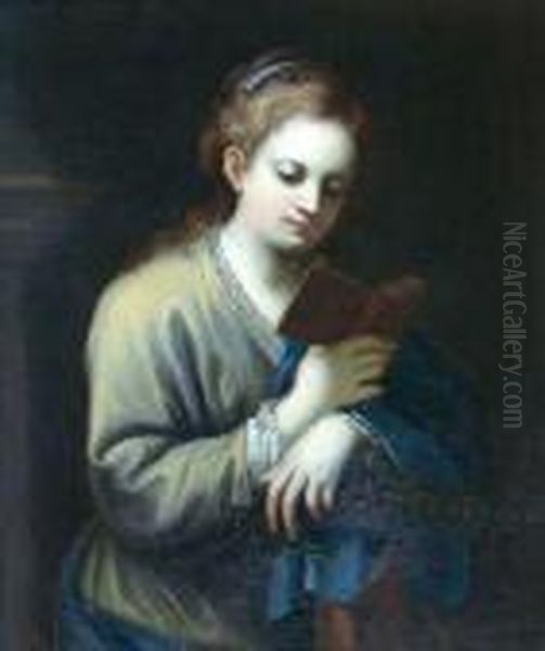 St Catharine Oil Painting by Carlo Dolci