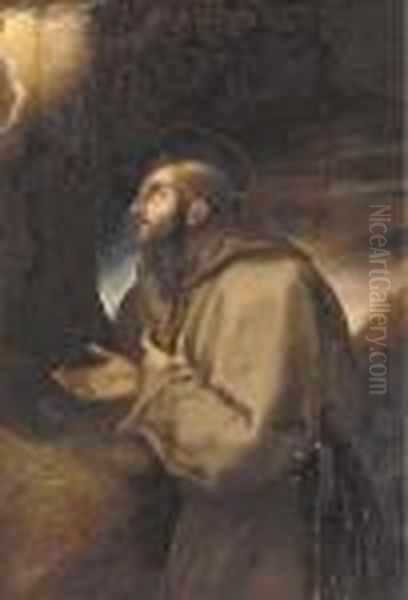 Saint Francis Oil Painting by Carlo Dolci