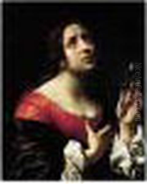 Saint Apollonia Oil Painting by Carlo Dolci