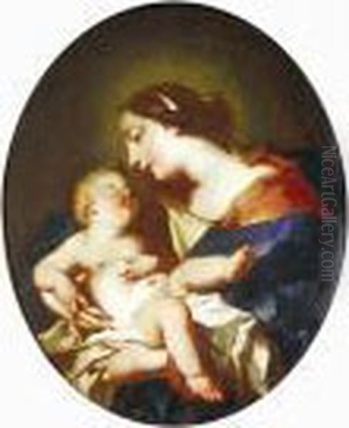 Madonna Con Bambino Oil Painting by Carlo Dolci