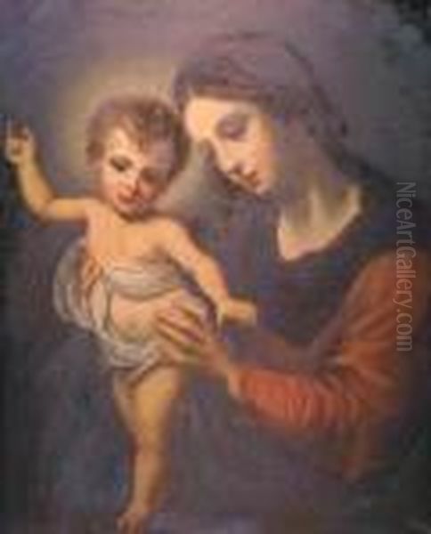 Madonna And Child Oil Painting by Carlo Dolci