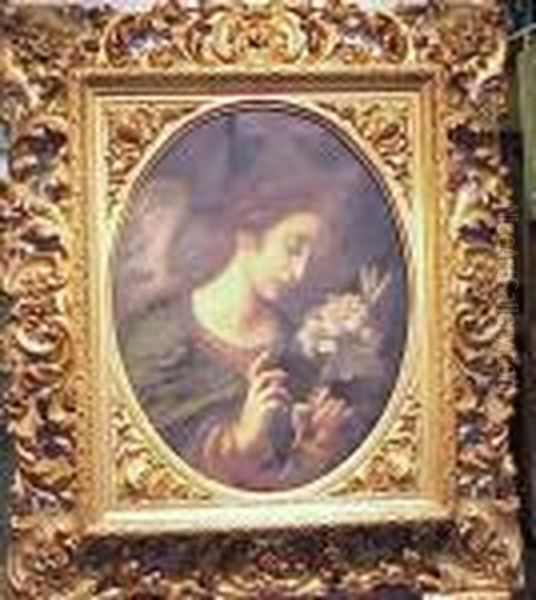 Angel Of The Annunciation Oil Painting by Carlo Dolci