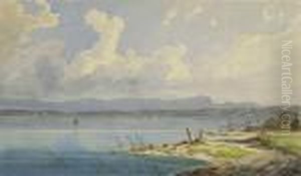 Am Starnberger See Oil Painting by Anton Doll