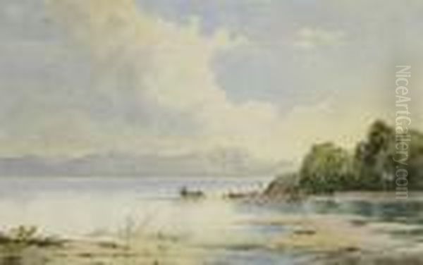 Am Starnberger See Oil Painting by Anton Doll