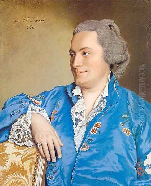 Portrait of Isaac-Louis de Thellusson 1760 Oil Painting by Etienne Liotard