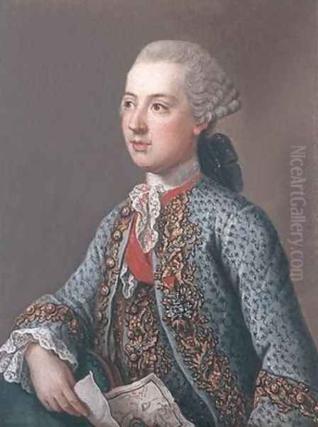 Joseph II 1741-90 Oil Painting by Etienne Liotard