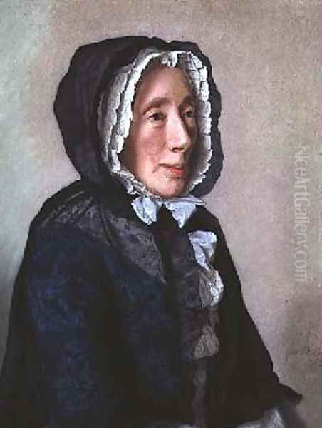 Portrait of Madame Tronchin 1758 Oil Painting by Etienne Liotard