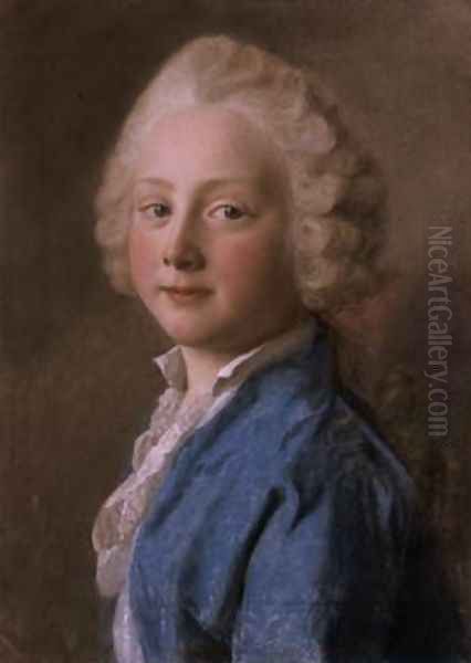 Portrait of Prince Friedrich von Sachsen-Gotha-Altenburg 1746 Oil Painting by Etienne Liotard