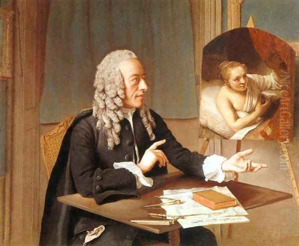 Portrait of Francois Tronchin Oil Painting by Etienne Liotard