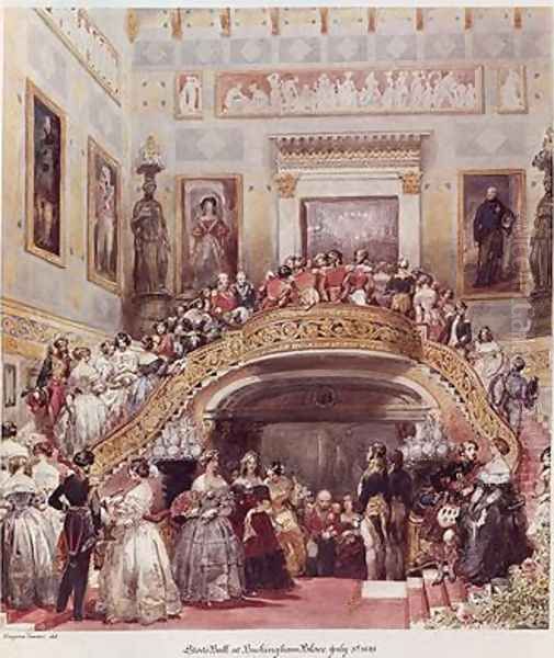 State Ball at Buckingham Palace Oil Painting by Eugene Louis Lami