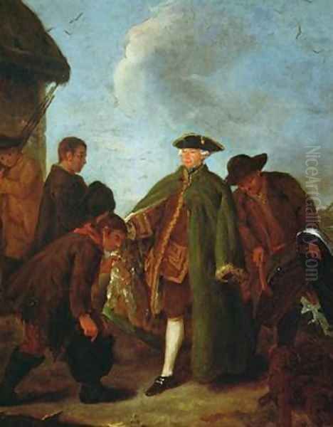 The Arrival of the Nobleman Oil Painting by Pietro Longhi