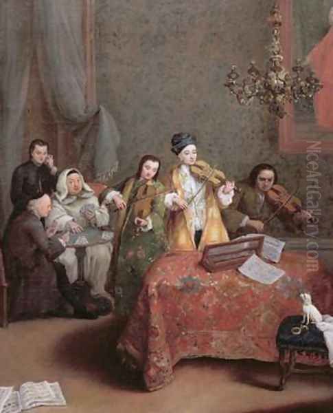 The Concert 1741 Oil Painting by Pietro Longhi