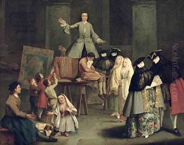 The Tooth Extractor Oil Painting by Pietro Longhi