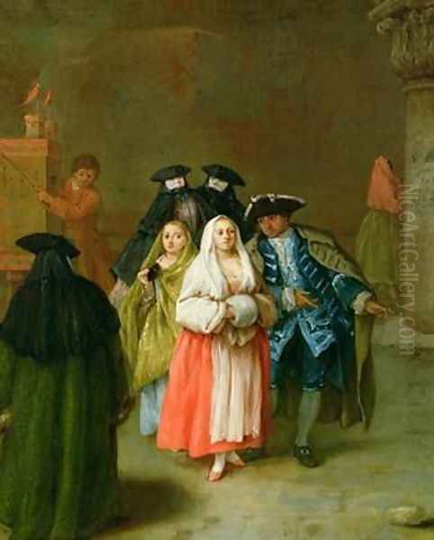 The New World Oil Painting by Pietro Longhi