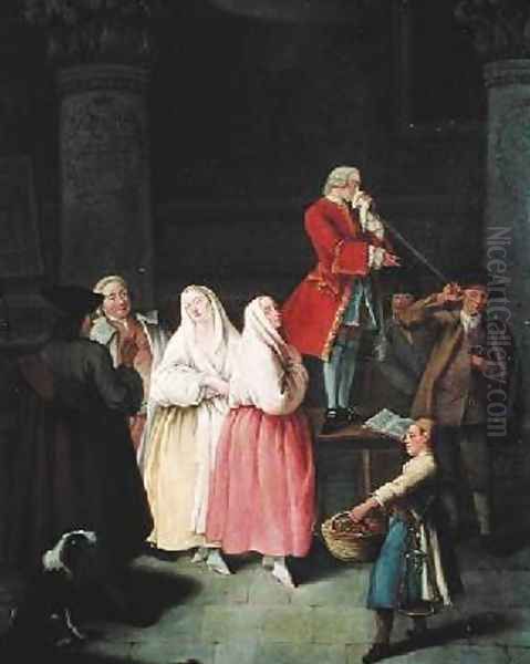 The Fortune Teller 1752 Oil Painting by Pietro Longhi