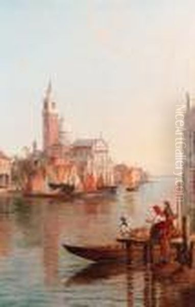 The Grand Canal, Venice Oil Painting by William Raymond Dommersen