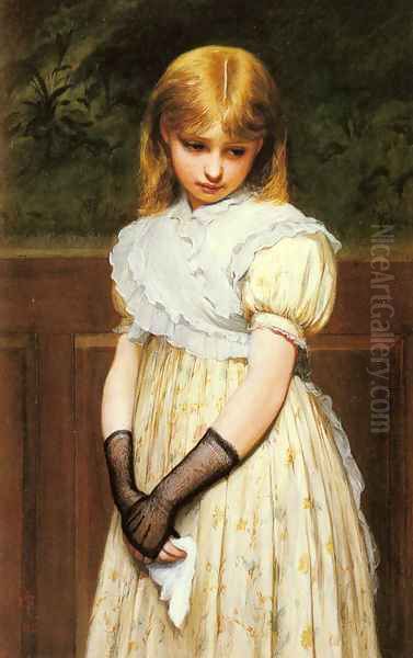 Petulance Oil Painting by Charles Sillem Lidderdale