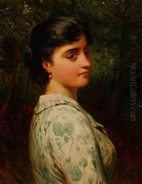 In the Woods Oil Painting by Charles Sillem Lidderdale