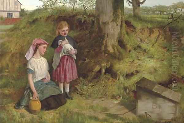 The Intruders Oil Painting by Charles Sillem Lidderdale