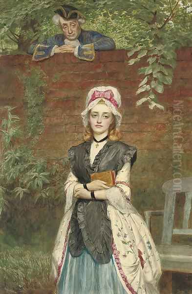 The admiring onlooker Oil Painting by Charles Sillem Lidderdale