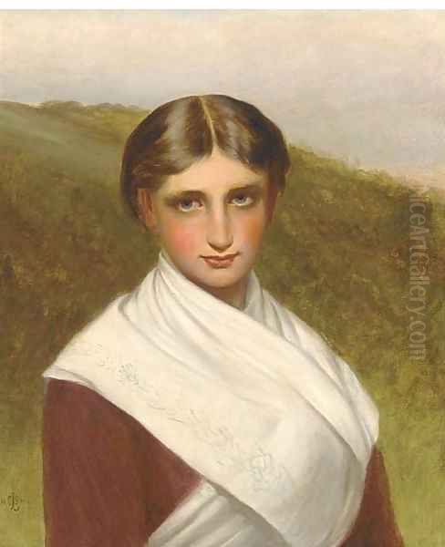 A country girl 2 by Charles Sillem Lidderdale