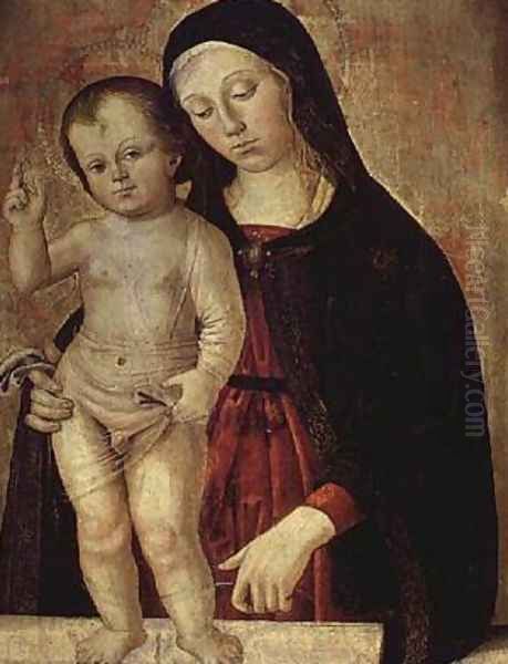 Virgin and Child Oil Painting by Fiorenzo di Lorenzo