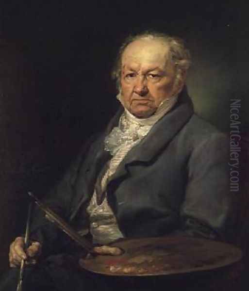 Francisco Jose de Goya 1826 Oil Painting by Vicente Lopez y Portana