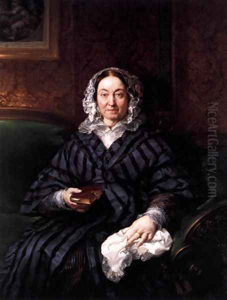 Portrait of Dona Francisca de la Gandara Oil Painting by Vicente Lopez y Portana