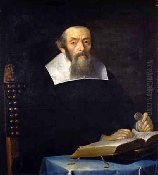 Portrait of Rabbi Jacob ben Aaron Sasportas Oil Painting by Isaac Luttichuys